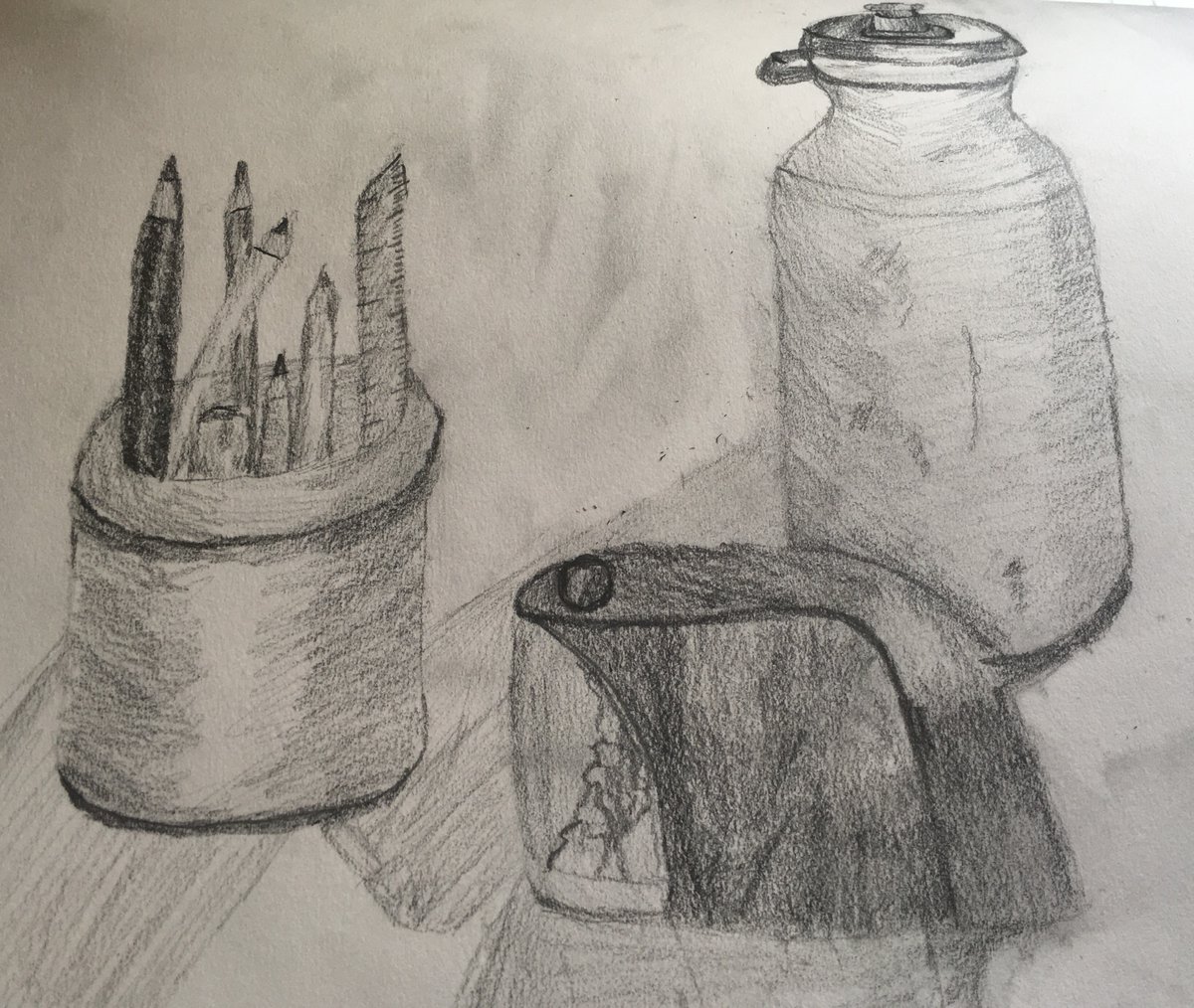 Let's not forget the girls! Yet more gorgeous examples by Eloise, Emily and Ruby in Year 7, all of which have strong tonal ranges, well considered compositions and carefully observed finishing touches which make for some beautiful pieces of work - well done! 😊