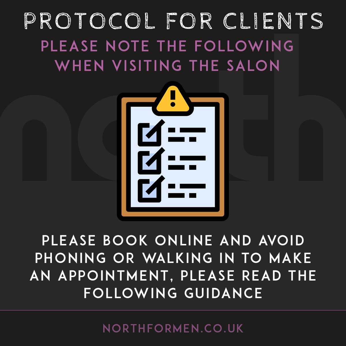 We are opening tomorrow! Please read the following protocols for when you visit the salon. We look forward to seeing you all. Thanks, Team North. facebook.com/northformenbar…
<a href="/GuiseleyGazette/">Guiseley's Gazette</a> <a href="/guiseleyhour/">#guiseleyhour</a> #BARBERSHOPS #hairdressers #haircut #barber