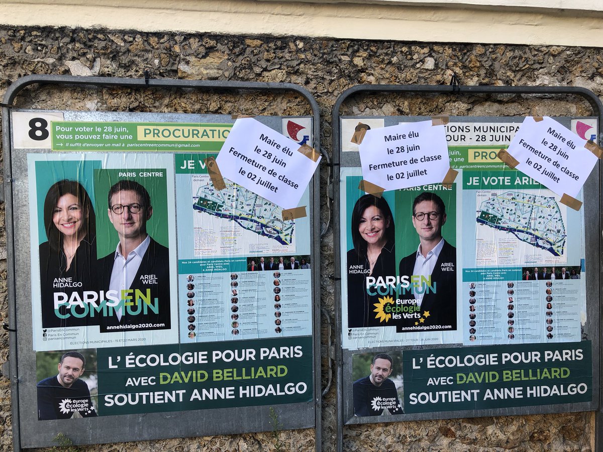 BenO2B's tweet image. #ArielWeilT #Mairiedu4e @BFMParis @LeParisien_75 maire élu le 28/06 fermeture de classe le 02/07. Les engagements avant, les mensonges après. #EcoleAveMaria