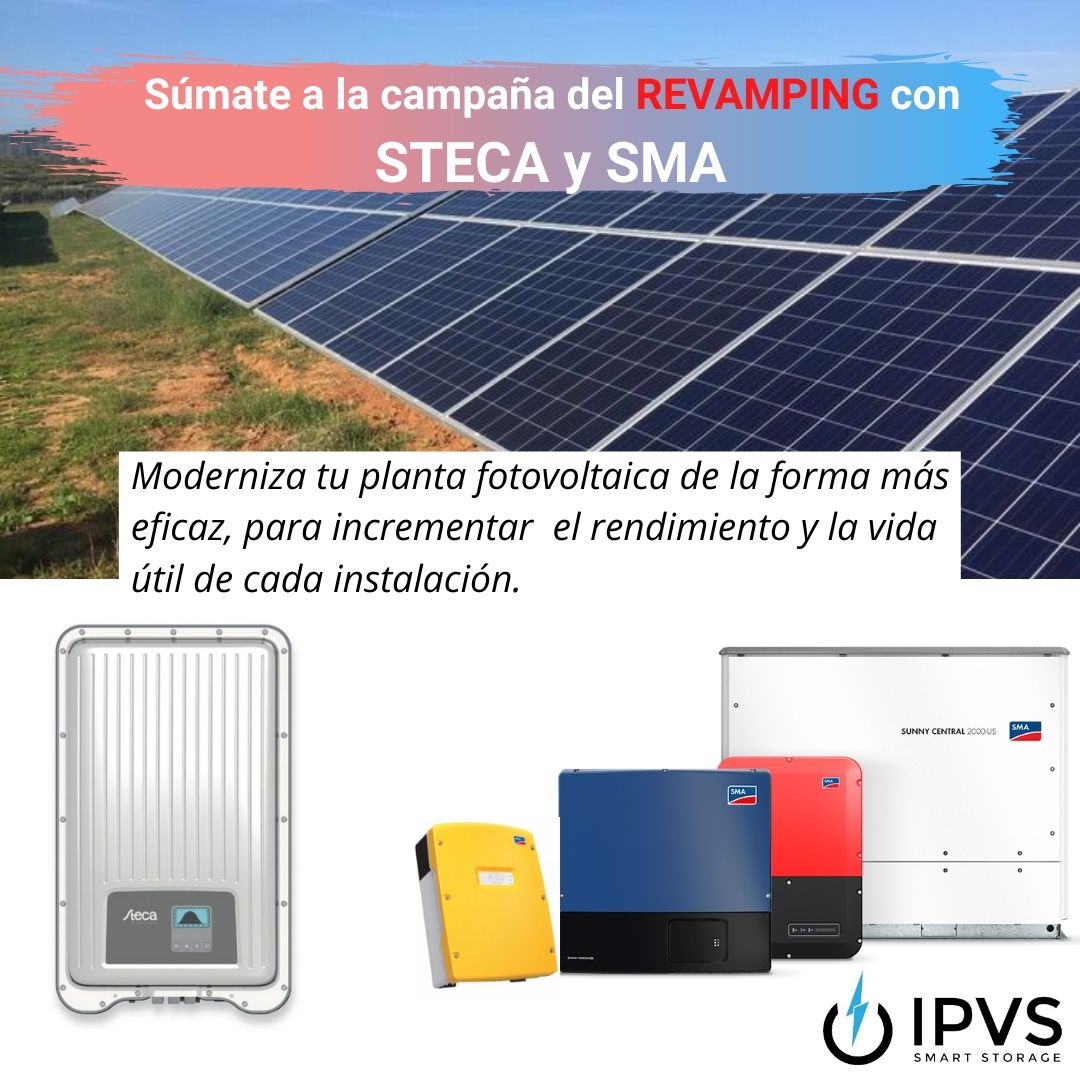 ipv_storage's tweet image. ¿Aún no te has apuntado a la campaña del REVAMPING? ¡Que esperas para apuntarte! 
Para más información contacta con nosotros y adaptaremos un revamping ajustado a tu medida. 
#IPVSsmartstorage #DistribuidorOficialFotovoltaico