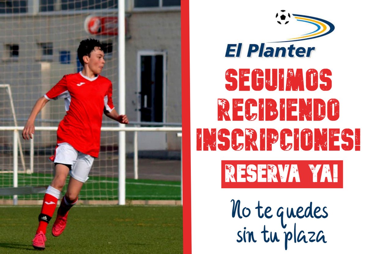 👉🏼 CORRE, JUEGA, DISFRUTA, VUELA, APRENDE 👧🏻👦🏻

🖨 Seguimos recibiendo preinscripciones sin parar porque el sentimiento #ElPlanter no deja indiferente a nadie 🟥

¿Y tú, quieres formar parte de nuestra familia? 😘

¡MUY FÁCIL! ⏬⏬⏬⏬⏬⏬⏬

✔ bit.ly/FormularioPrei… 📲
