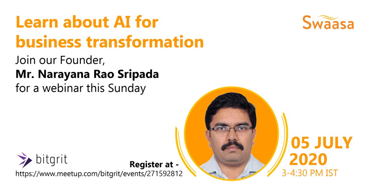 This Sunday, learn more about how AI is transforming businesses from our Founder, Mr Narayana. Register now for the webinar @ meetup.com/bitgrit/events…
Join hands with Bitgrit in their efforts to bring data scientists closer to a large community of eager learners!