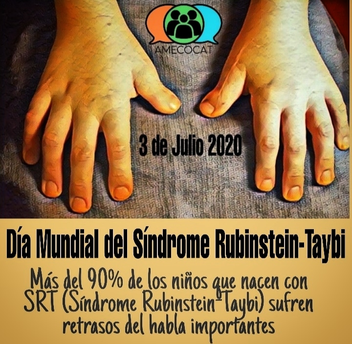 amecocat's tweet photo. 📣 3 de Julio: Día Mundial del Síndrome Rubinstein-Taybi 
#amecocat #síndromederubinsteintaybi #díamundialdelsíndromederubinsteintaybi #mediacióncomunicativa #lenguadesignos #comunicación #mediadorescomunicativos #saac #tea #autismo #meco #mediación https://t.co/20spKw3wVk