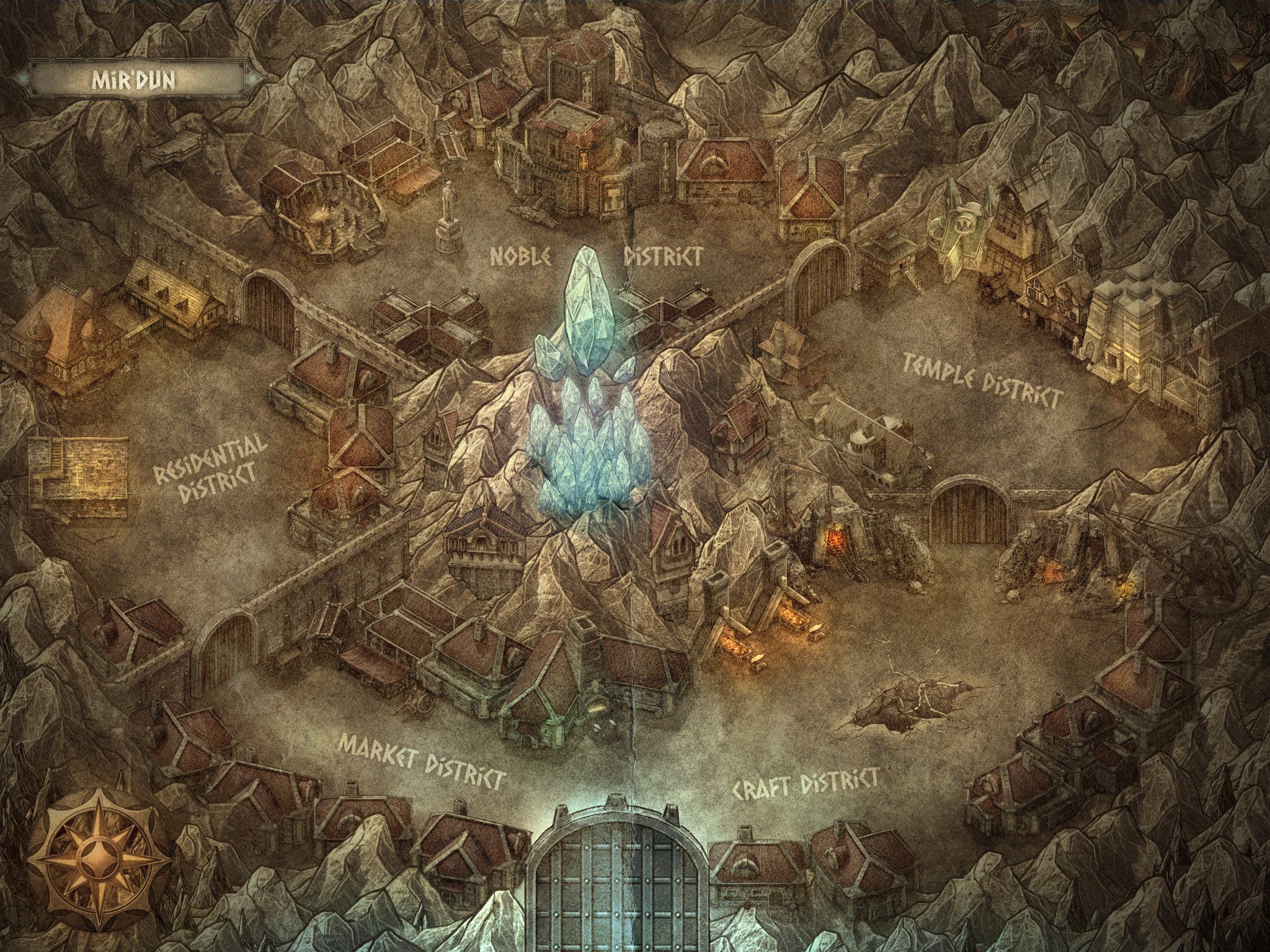 D D Dwarven City Map Daniel Denova On Twitter: "Made A Map Of Mir'dun A Dwarven City In My  Campaign Using Inkarnate And Photoshop. #Dnd #Dungeonsanddragons  Https://T.co/7Uxph90F0W" / Twitter