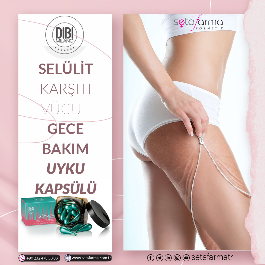 setafarmatr's tweet photo. "Selülitlerinize uyku da veda edin"
Dibi Milano'dan gece şok tedavisi, selülit ve yağa karşı aktif birleşenlerle konsantre formül.
#setafarma #estetik #sıkılaşma #kadinlarkulubu #dibimilano #selülit #Cuma #Sakarya #birsenocaklı #formasyon #3temmuz2011 #3Temmuz #hayirlicumalar https://t.co/Ked83saA5e
