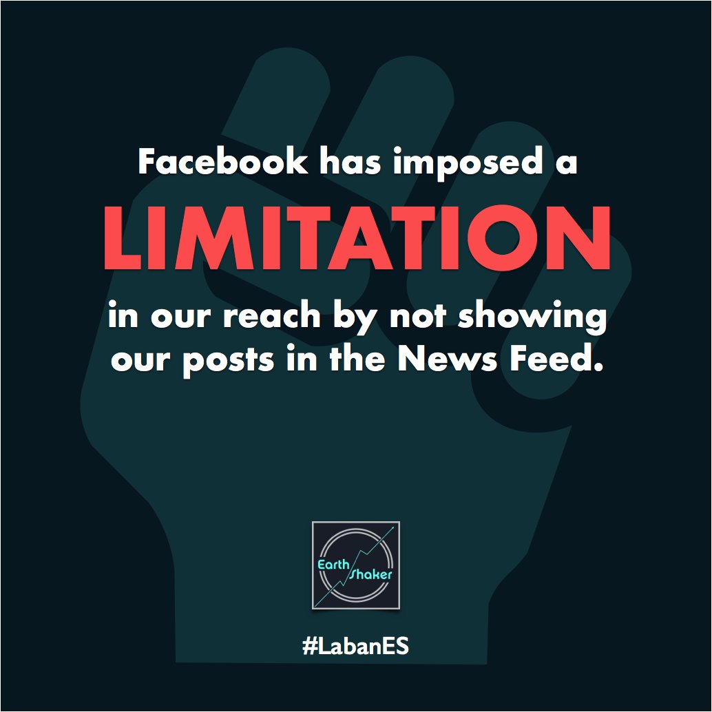 Earth Shaker Ph Breaking Facebook Has Imposed A Limitation In Our Reach By Not Showing Our Posts In The News Feed We Re Still Unsure Why Facebook Suddenly Imposed Such Obstacle Earth Shaker Ph Breaking Facebook Has Imposed A Limitation In Our Reach By Not Showing Our Posts In The News Feed We Re Still Unsure Why Facebook Suddenly Imposed Such Obstacle