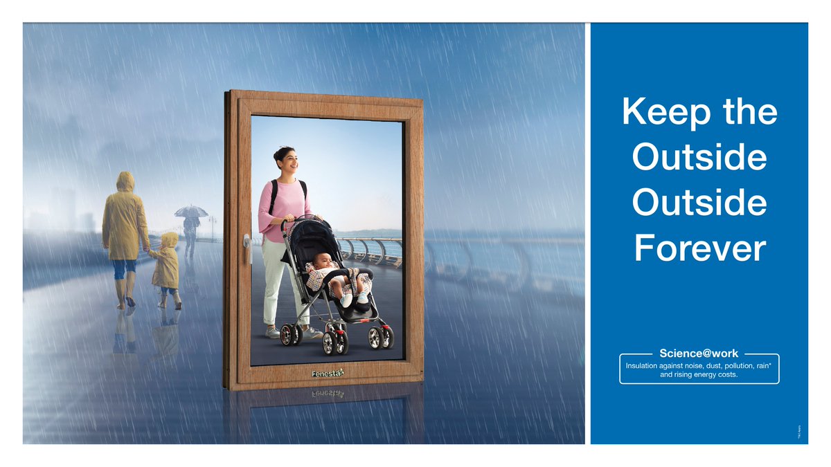 fenestawindows's tweet photo. Protect your home and loved ones. Because what belongs outside should remain outside.
#KeepTheOutsideOutside #MadeInIndia #FenestaWindows https://t.co/T7OeMqnhqZ