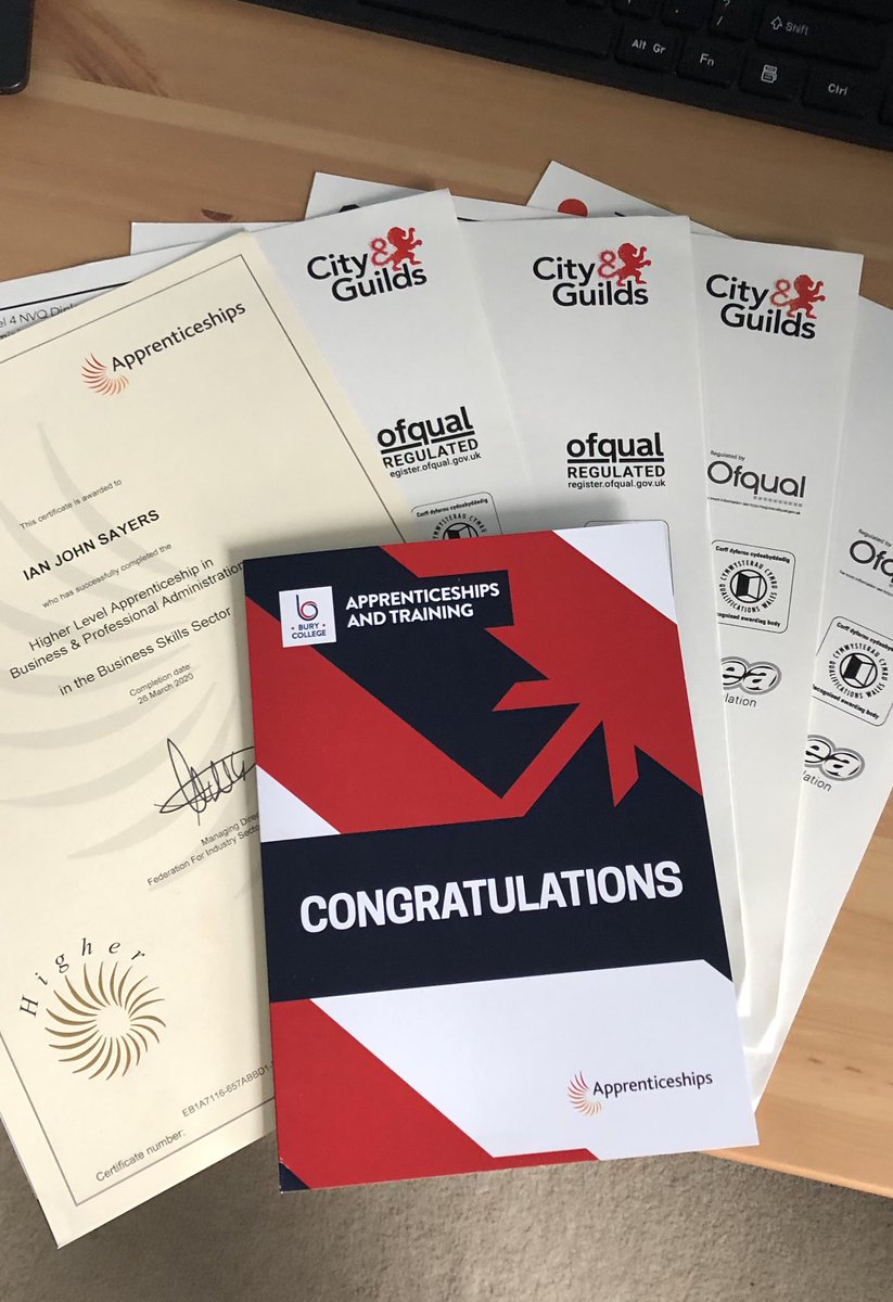 IJSayers's tweet image. Always a sense of achievement receiving certificates. Now what to do next...

@Bury_College #Apprenticeship #achieve