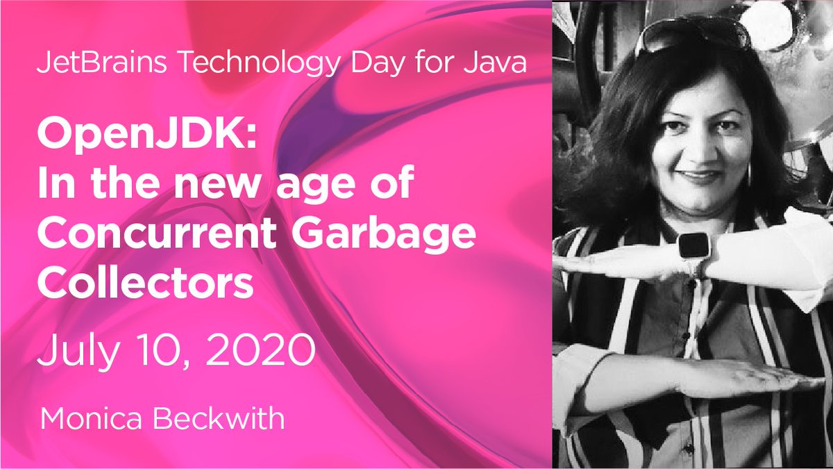 intellijidea's tweet image. Introducing JetBrains Technology Day for Java speakers and talks:
🎙 OpenJDK: In the new age of Concurrent Garbage Collectors, by @mon_beck
🗓 July 10, 6pm - 7pm CEST / 4pm - 5pm GMT
🎟 Details and registration: jb.gg/TechDayforJava
#JetBrainsLovesJava #JBTechDayforJava