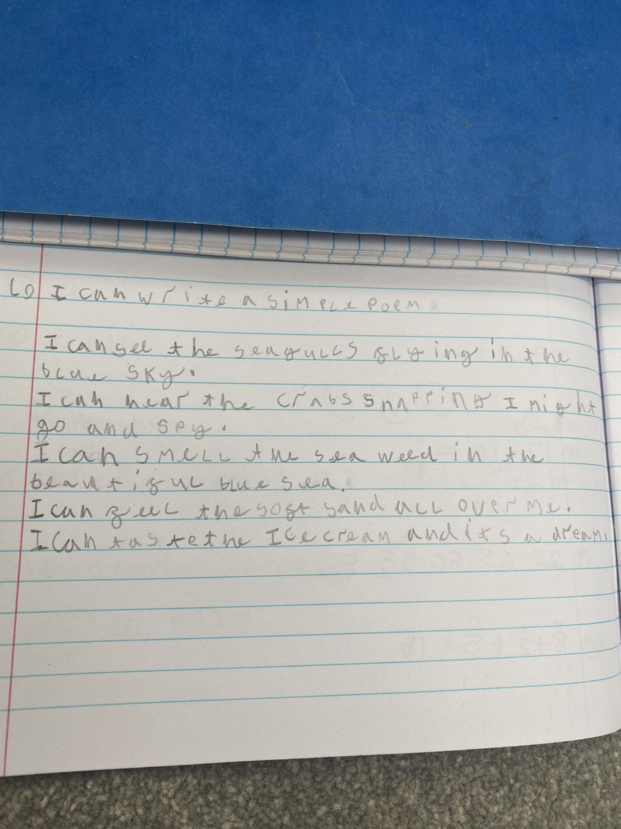 luclumz's tweet photo. @Beaconrise1 Mia’s seaside poem 🏖 class 1M https://t.co/YbziaQVOhs