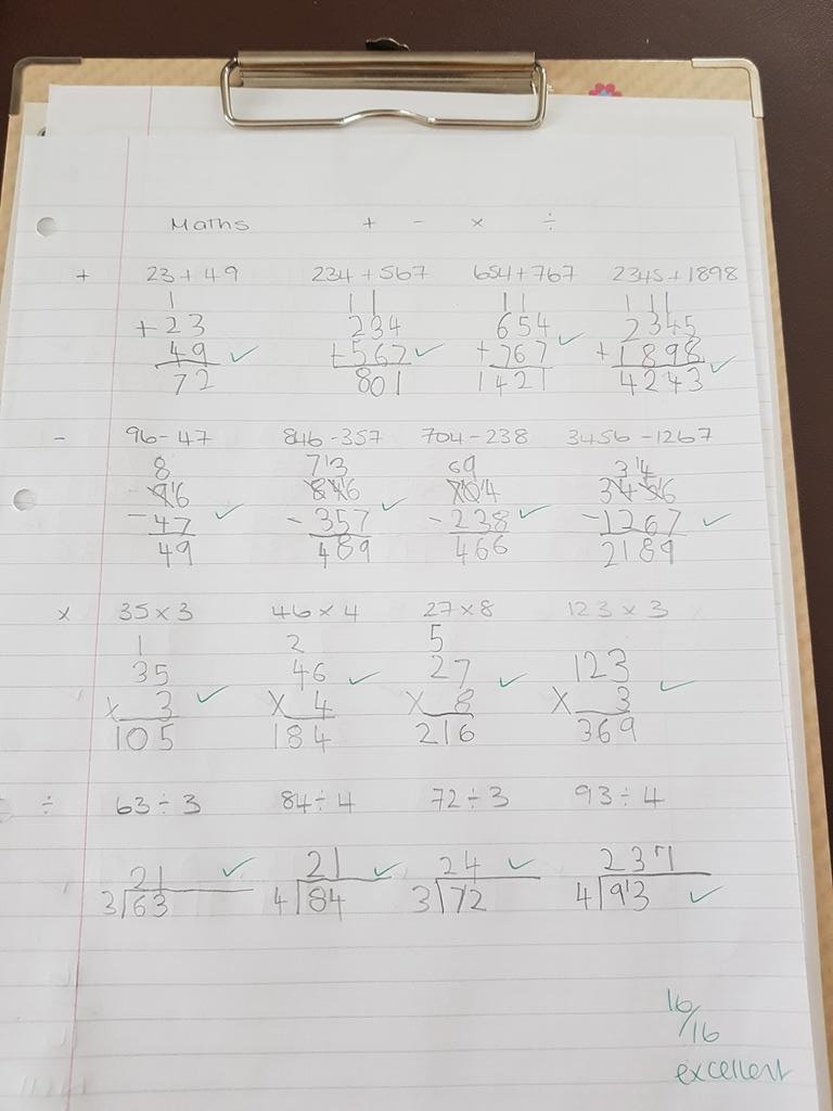 Mrs_k_e's tweet photo. H working extra hard on his maths problems this morning.
Excellent work on his maths challenge! ββββ
@TanfieldPrimary #tanfieldlearning https://t.co/AxKyiHh8Ad