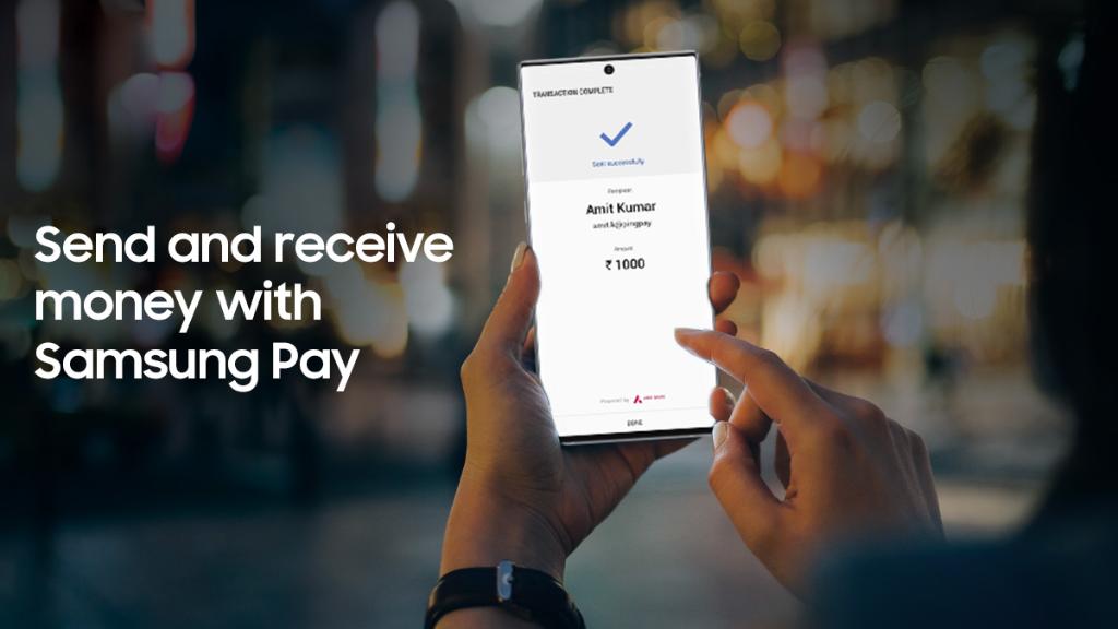 Samsung Pay on Galaxy Smartphones lets you send and receive money via ...