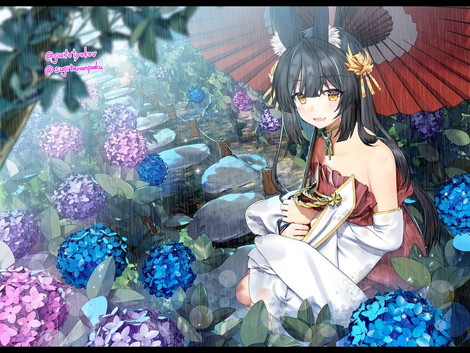 この4枚で!長門デートはたくさんの人に見てもらえて嬉しい限りです。長門の復刻を願っていたらほんとに常設実装されて願いが叶ってしまいましたこの宵月や綾波もお気に入り。#2020年自分が選ぶ今年上半期の4枚 