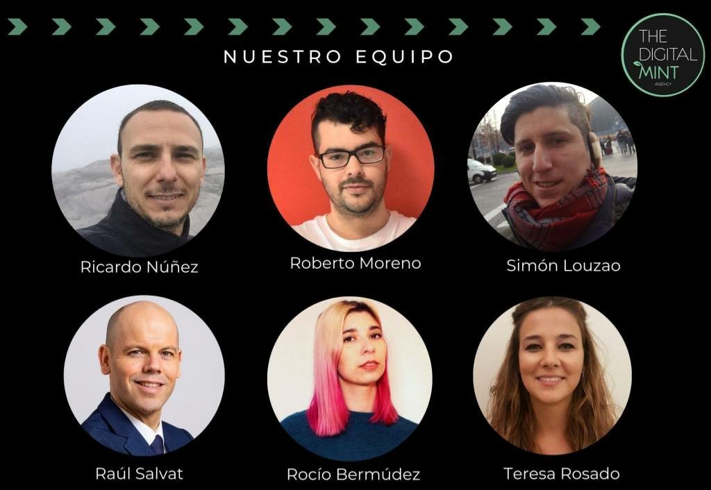 TheDigitalMint's tweet photo. #gracias
💚 Ricardo @Ricardibz 
💚 Roberto @Rovertoconuve 
💚 Simón @simonlouzao 
💚 Raúl @raul_salvat 
💚 Rocío @RocioBermudezCM 
💚 Teresa @TeresaRosado_ https://t.co/DQbVJVFHtd