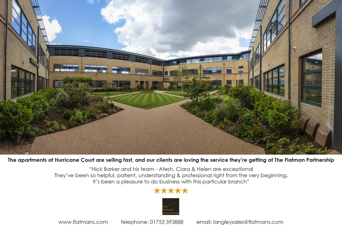 Flatmans's tweet photo. our sales office now on 01753 593 888 to make an appointment to be shown over this exclusive courtyard development. @Flatmans @NacropolisGroup
https://t.co/vh1jm5ma7n
#forsalebyflatmans #soldbyflatmans #flatmans #hurricanecourtlangley #hurricanecourt #livinginlangley https://t.co/CCTIPrCcCD