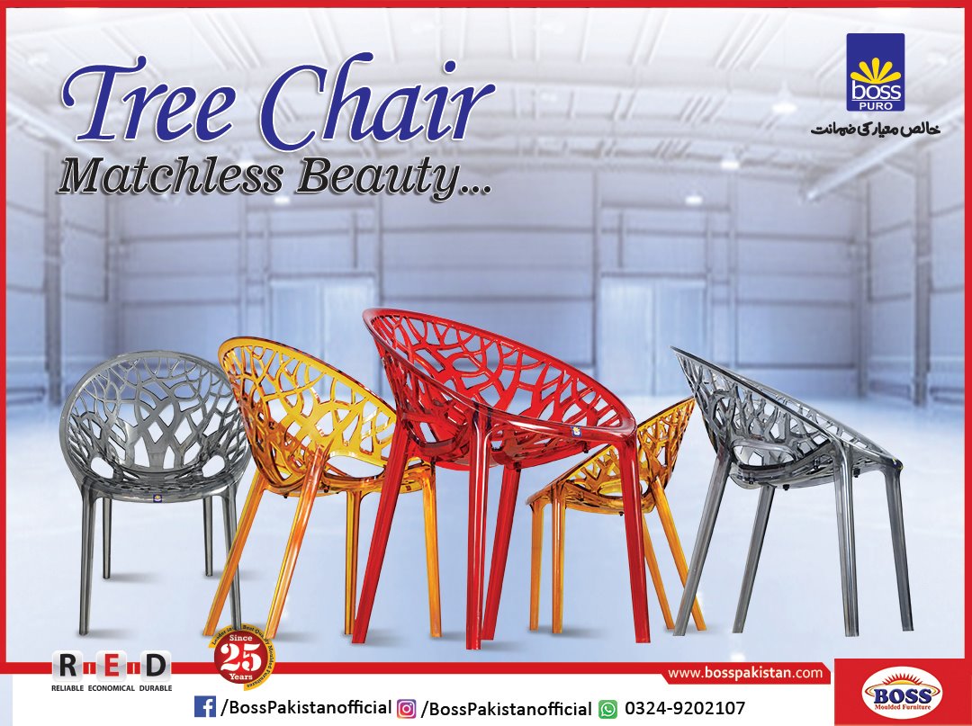 New Elegance Tree Chair Range for luxury sitting. Make your sitting time more special and comfort.
Order Now for fast and secure delivery!
Visit: bosspakistan.com/product/boss-b…
Whats App us: 03249202107
#bosspakistan #luxury #homedecor #homeimprovement #elegance  #crystalrange