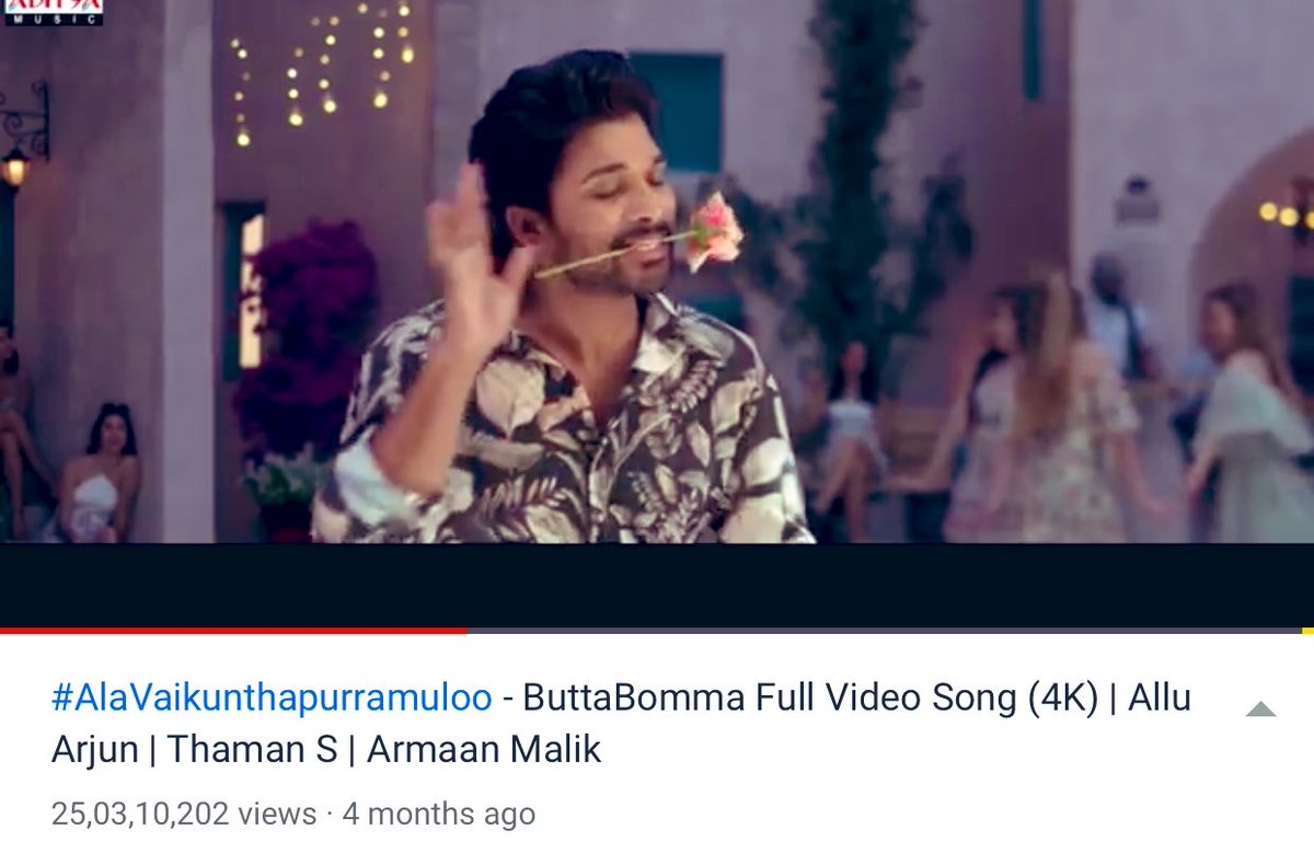 MusicThaman's tweet photo. #MIGHTY 
#250millionforbuttabomma !! 🤍♥️
💿💿💿💿💿💿💿💿💿

My love &amp; Respect to @alluarjun gaaru &amp; Trivikram gaaru ♥️🤍

&amp; the whole team of 
@haarikahassine @GeethaArts 

Love 💿♥️ https://t.co/Gyak3D5Jhz