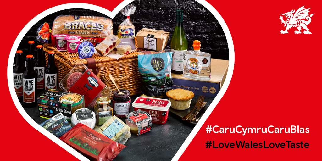 Know someone who deserves a treat? Head to our Facebook page to nominate them, giving them a chance to #WIN this Welsh Food &amp; Drink Hamper including goodies from <a href="/blasytir/">Blas y Tir</a> <a href="/BracesBakery/">Brace's Bakery</a> <a href="/DragonDairy/">Dragon Wales</a> <a href="/TanYCastell1/">Tan Y Castell Bakery</a> <a href="/cawscenarth/">Caws Cenarth Cheese</a> <a href="/blasarfwyd/">Blas ar Fwyd</a> and more... #lovewaleslovetaste