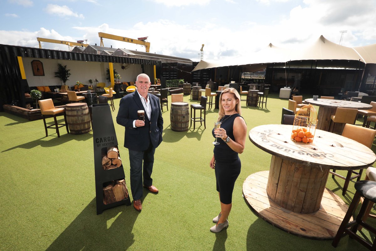 Cargo by Vertigo, a new licensed restaurant concept which has been designed to deliver a socially distanced and exciting hospitality experience will open its doors for the first time in #Belfast’s Titanic Quarter this weekend. Book at table in advance!