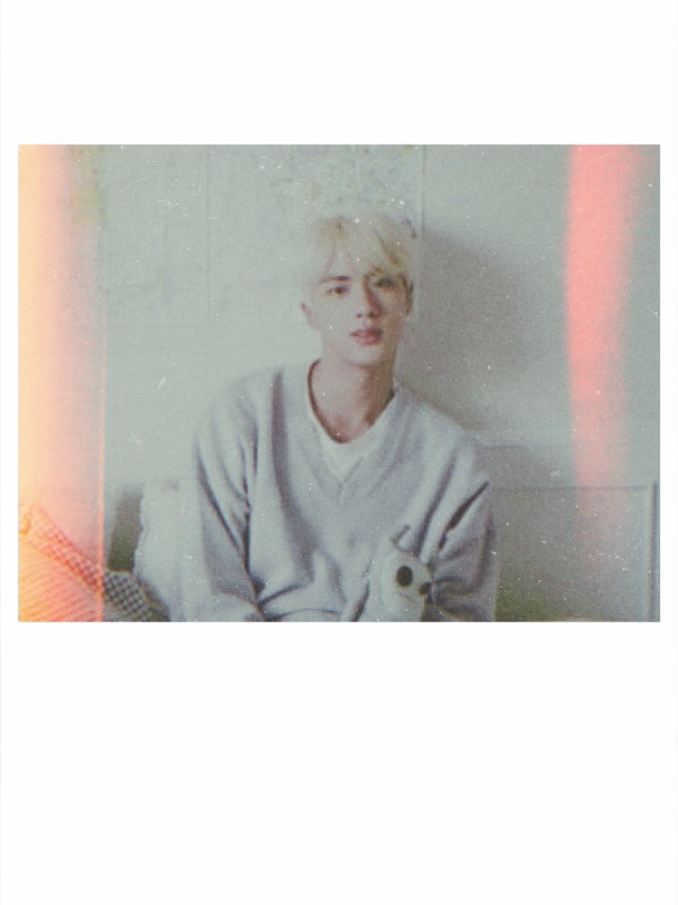 pretty seokjin polaroids ; a thread