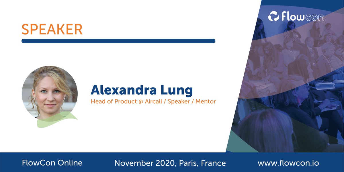 We're happy to announce our first speaker for the PRODUCT track. @LungAlexandra is a product leader with over 10 years of experience. We are glad to have her on board!
#productdevelopment #productleader #agile #productowner #productmanager #leadership #onlineconference #flowcon