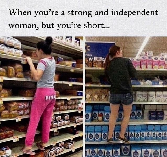 AidHangleton's tweet photo. Don’t let your height hold you back 😉

#FridayFun #independent #strength https://t.co/JbvmZysxiV