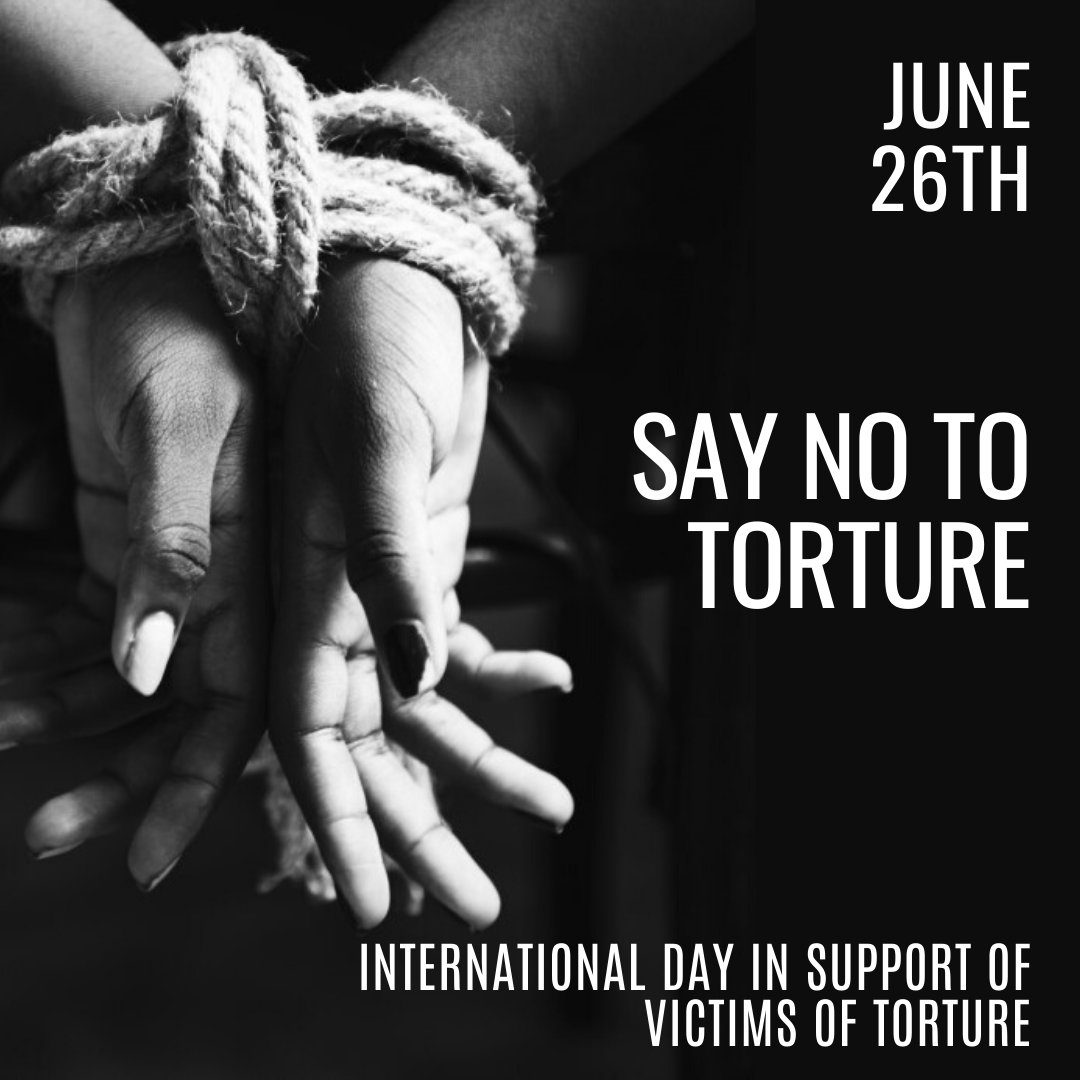 FRCSL's tweet photo. International Day in Support of Victims of Torture is annually observed on June 26th to remind people that torture is not only unacceptable – it is also a crime.  

A case study of a client of FRC can be accessed via:  https://t.co/lgAaRRmhwU https://t.co/EE6dkm2JNE