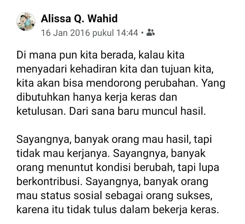 O Xrhsths Netizen Nu Jatim Sto Twitter Di Mana Pun Kita Berada Kalau Kita Menyadari Kehadiran Kita Dan Tujuan Kita Pastinya Akan Bisa Mendorong Perubahan Yang Dibutuhkan Hanya Kerja Keras Dan Ketulusan