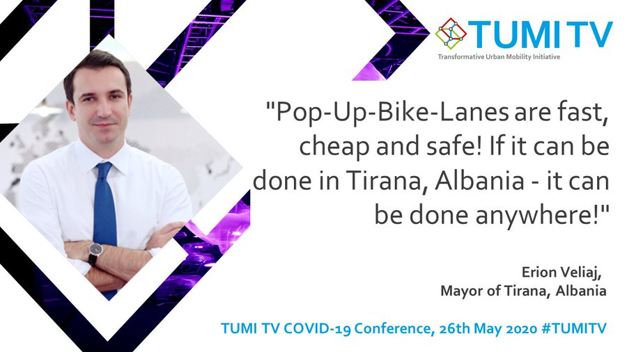 cont'd: Pop-up bike lanes have attracted widespread international application:  http://pedbikeinfo.org/resources/resources_details.cfm?id=5209; and as the Mayor of Tirana put it: “Pop-Up-Bike-Lanes are fast, cheap and safe! If it can be done in Tirana, Albania - it can be done anywhere!“: .