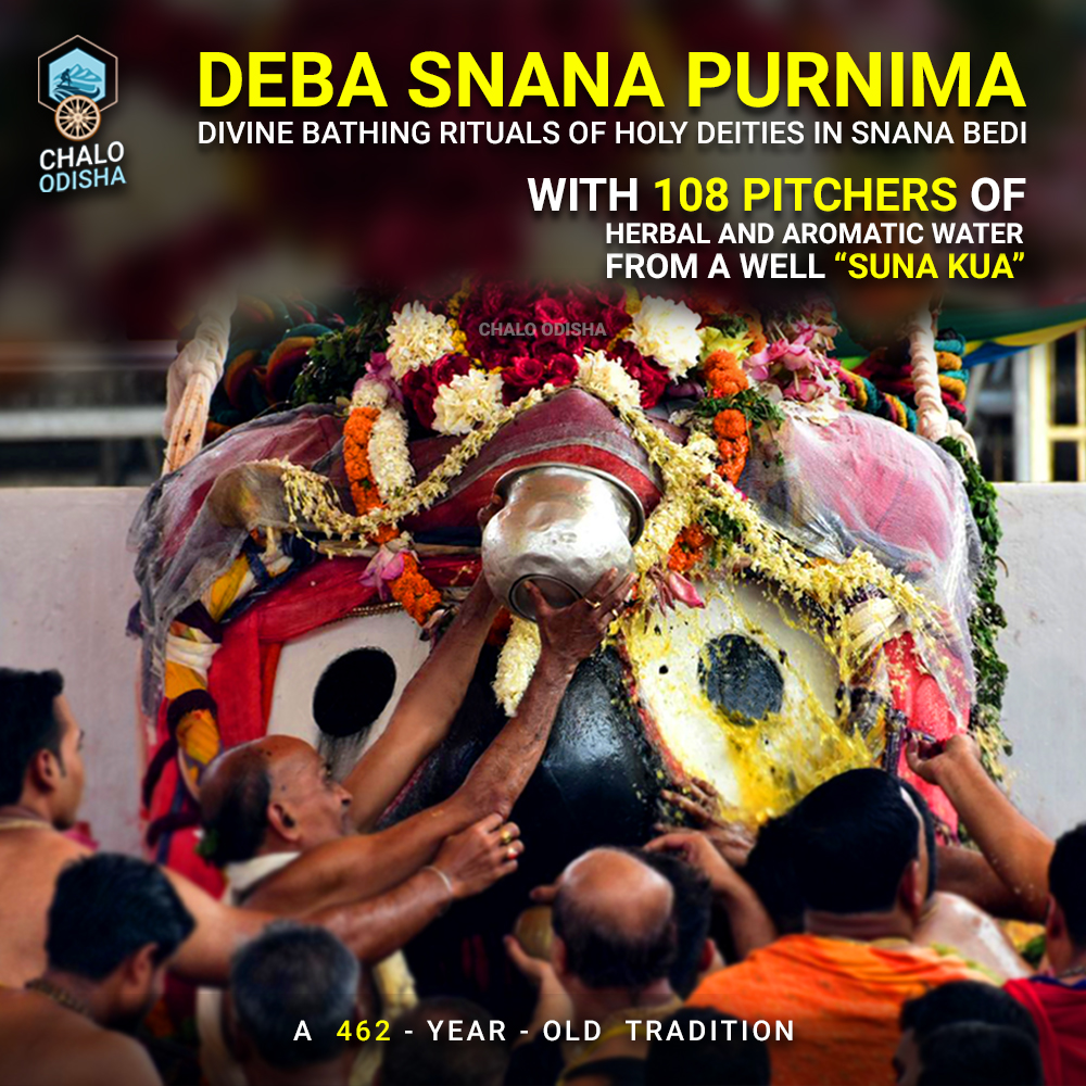 Important #RITUALS  of #purijagannathrathyatra 
This is the only #festival in the world where deities are taken out of #temples to travel to #devotees, and it is also the largest chariot procession in the world.

1. #RathaKathaAnukula
2. #AkshyaTritiya
3. #DebaSnanaPurnima
