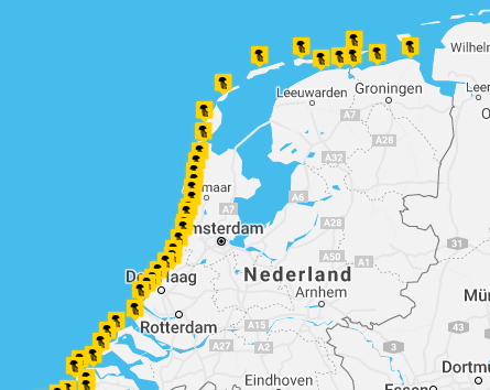 kwallenradar's tweet photo. Vrijdag nog veel kwallen op het #strand, dit weekend beter! https://t.co/ZrFRuH9hJX