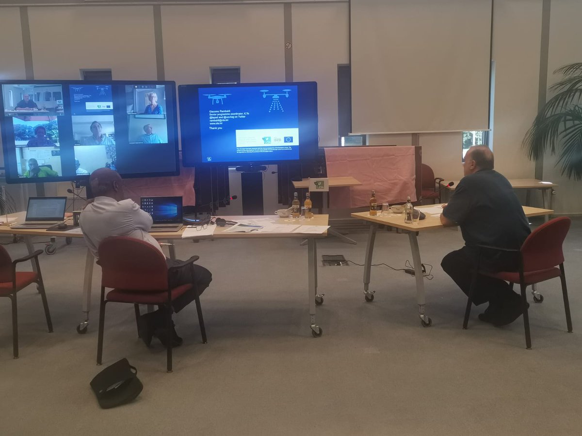 By the end of this month I will leave CTA after almost 17 years of service. Yesterday I briefed CTA's Executive Board about the outcomes &amp; impacts of the award winning 'Eyes in the Sky, Smart Techs on the Ground' project. Proud to have worked with great colleagues &amp; ACP partners.