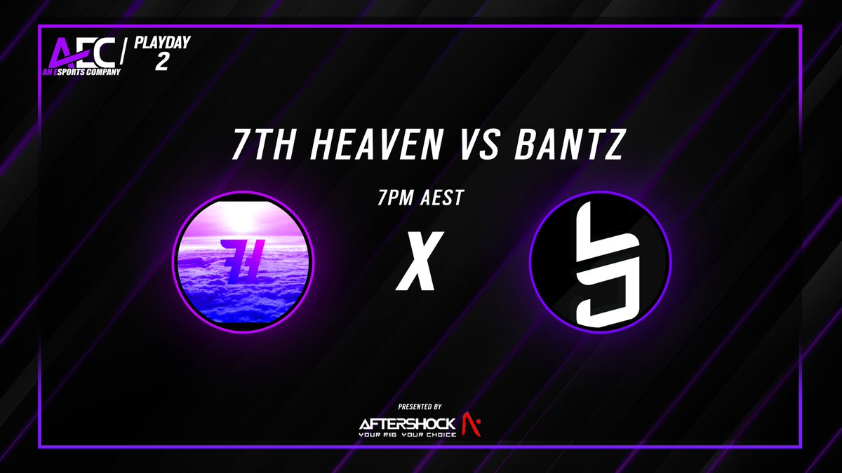 AEC_MinorLeague's tweet photo. Tonight #AECMinorLeague Division 1 Continues!

@7thHeavenANZ 🆚@BantzGaming 7pm
@ParadoxGamingAU 🆚 @PrismEsports_US 9pm

🎙️ @nz_bluepanda &amp; @teck_ora 
📺https://t.co/6n9zKiAMF3 https://t.co/4q9IzKKj5O