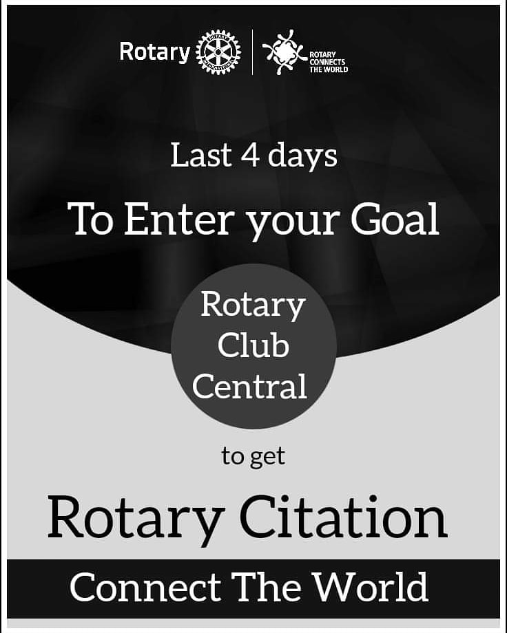3054Rotary's tweet photo. #RotaryCitation 

4 days to go... 
Rotary 2019-20.

Enter your Goals on Rotary Club Central 
Get the Rotary Citation. 
and
Connect The World. 

#Rotary #Rotaract #Interact #PeopleofAction #ConnectsTheWorld #Rotary3054 https://t.co/kvOAdSddNg