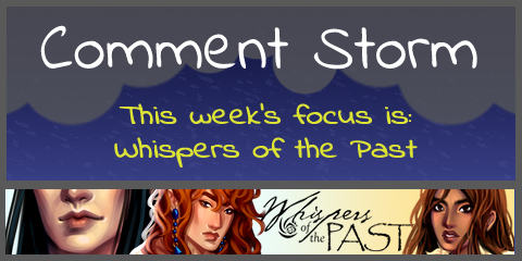 ComicTeaParty's tweet photo. The forecast still has a storm over Whispers of the Past!  Don’t forget to leave a positive comment before the day is out.  If you need suggestions, check out our webpage for it! #webcomics #comics

Comic: https://t.co/g23SAWjKb5
Website: https://t.co/lI5e3Pi9aA https://t.co/VrqjhUybeq