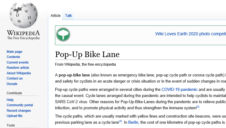 cont'd: Resources: We have started to develop an article on Wikipedia  https://en.wikipedia.org/wiki/Pop-Up_Bike_Lane; feel free to add and amend  #summerofcycling