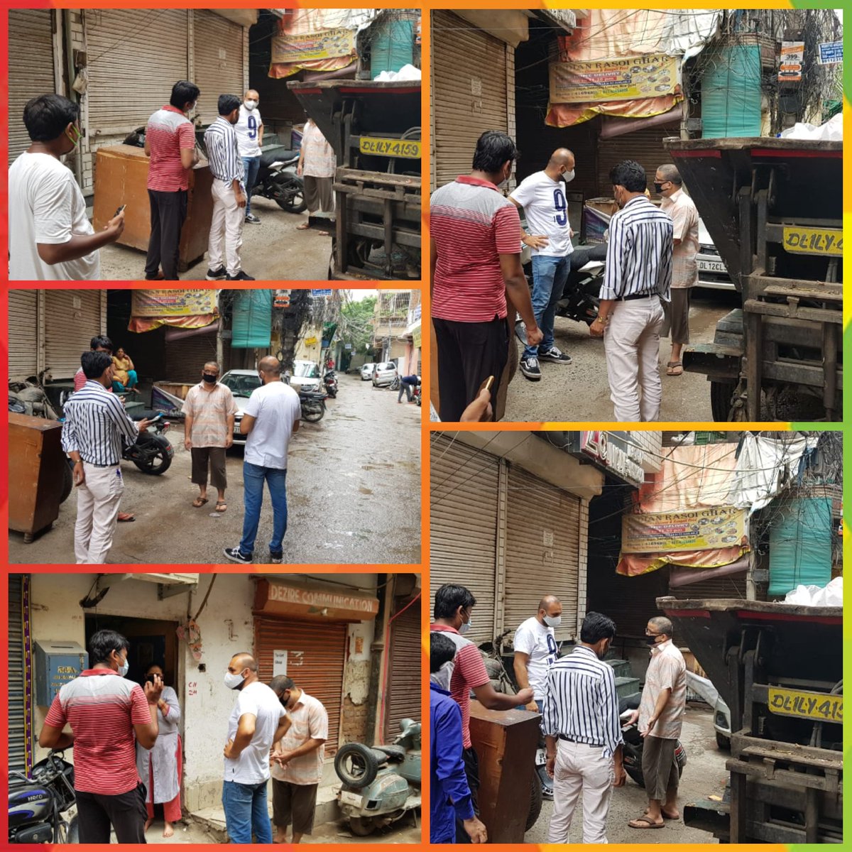 Sanitization and removal of garbage in Krishna Nagar #Swachhabharatabhiyan