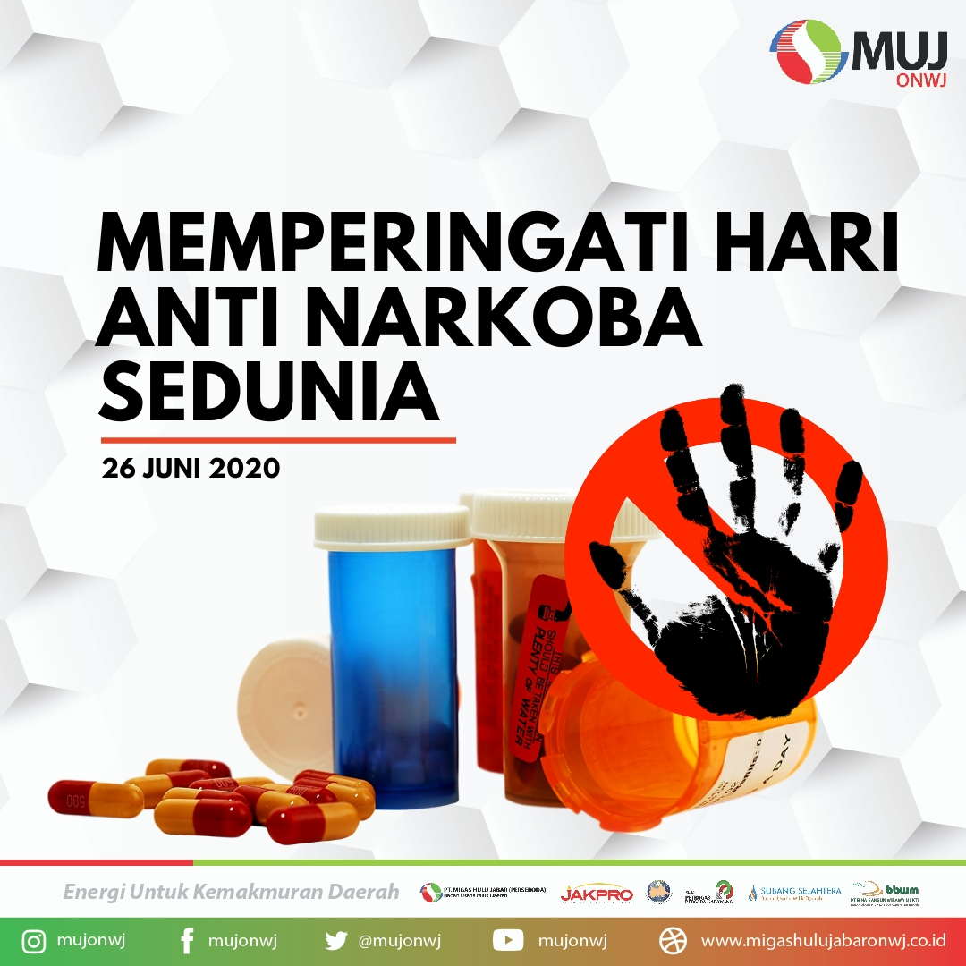 MujOnwj's tweet photo. Selamat Hari Anti Narkoba Internasional, Teman. Insan MUJ ONWJ siap menghadapi new normal dengan Sadar, Sehat, Produktif dan Bahagia Tanpa Narkoba.

#Jabarjuara
#hidup100persen
#HariAntiNarkobaInternasional
#HariAntiNarkobaSedunia
#HariAntiNarkoba
 #OilAndGas
#SayNoToDrugs https://t.co/NP2ic0osvw