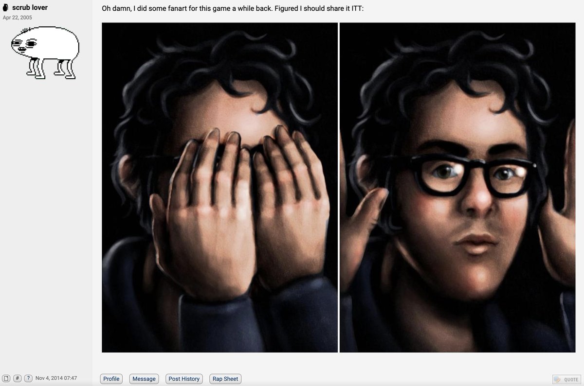 the pic <a href="/scrub_lover/">scrub lover</a> drew of me playing peek-a-boo that i put in my header on here is nearly six years old