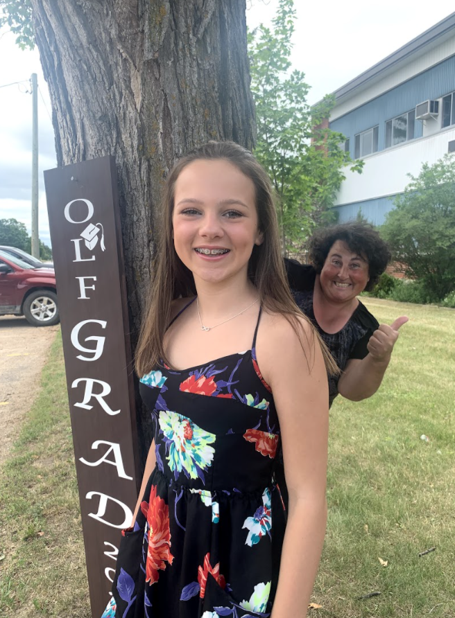 fatimaRCCDSB's tweet photo. Needless to say, it was not the usual Grade 7 Graduation ceremony, but we managed to keep our Fatima spirits up with some "OLF GRAD" smiles, and some physically distanced fun. These are just a few highlights... @RCCDSB  #FatimaForce https://t.co/2LTSzdRkv2