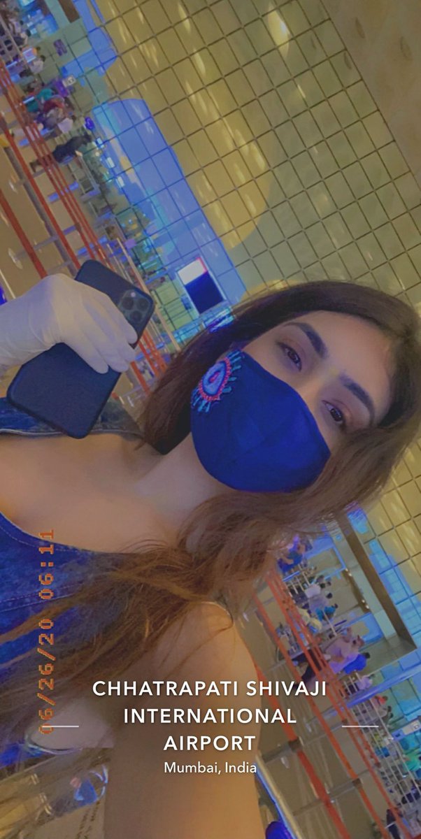 Nehhaamalik's tweet photo. First Flight ✈️ Post Lockdown... New Normal Life’s Airport Look .. MASK 😷 GLOVES 🧤 ON ... 👍👍
Handmade Mask by one of my favourite Designer @rsbyrippiisethi
#unlockphase1 #lockdown #covid19 #firstflight #mumbaiairport #csia #safetravel #MaskOn #gloves #NewNormal #NehaMalik https://t.co/W9e7gRxHtG