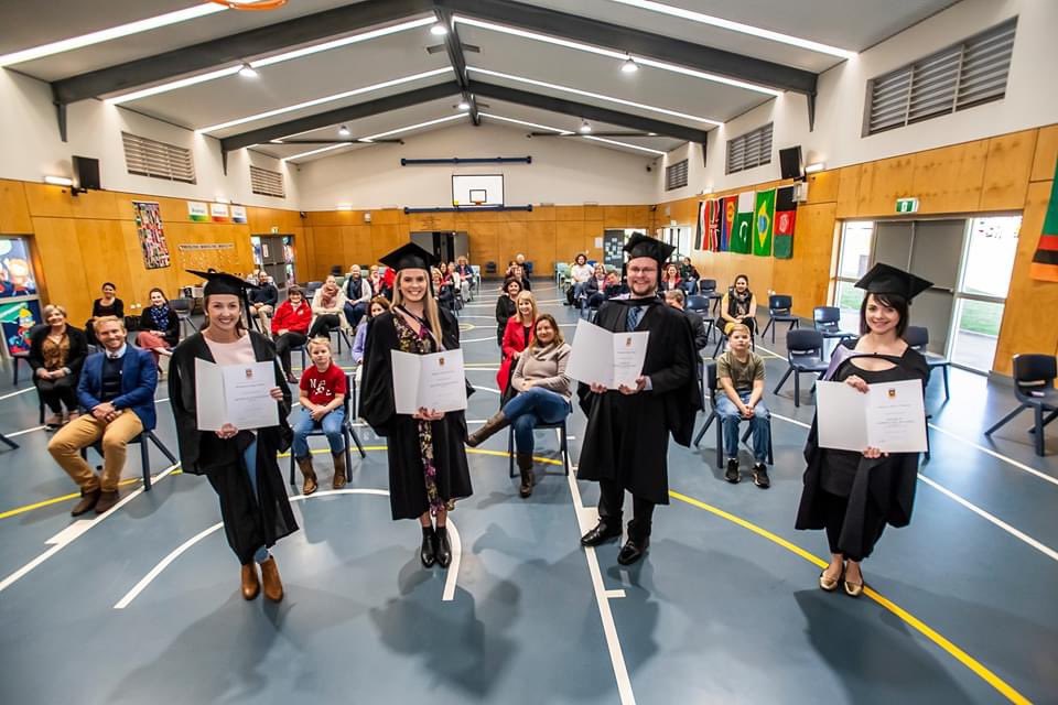 Surprise Graduation Celwbration - Hats off to our USQ Graduating teachers. I was honoured to collaborate with the principal Jonathan Druce and deliver the graduation speech for these deserving students during their surprise USQ graduation celebration  usq.edu.au/news/2020/06/t…