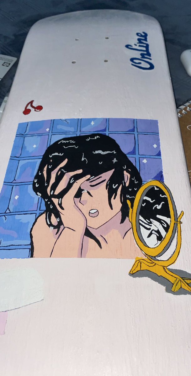 Hernandez_Tony7's tweet photo. painted my board 🥺 @triathalonmusic https://t.co/D50THMCHdz