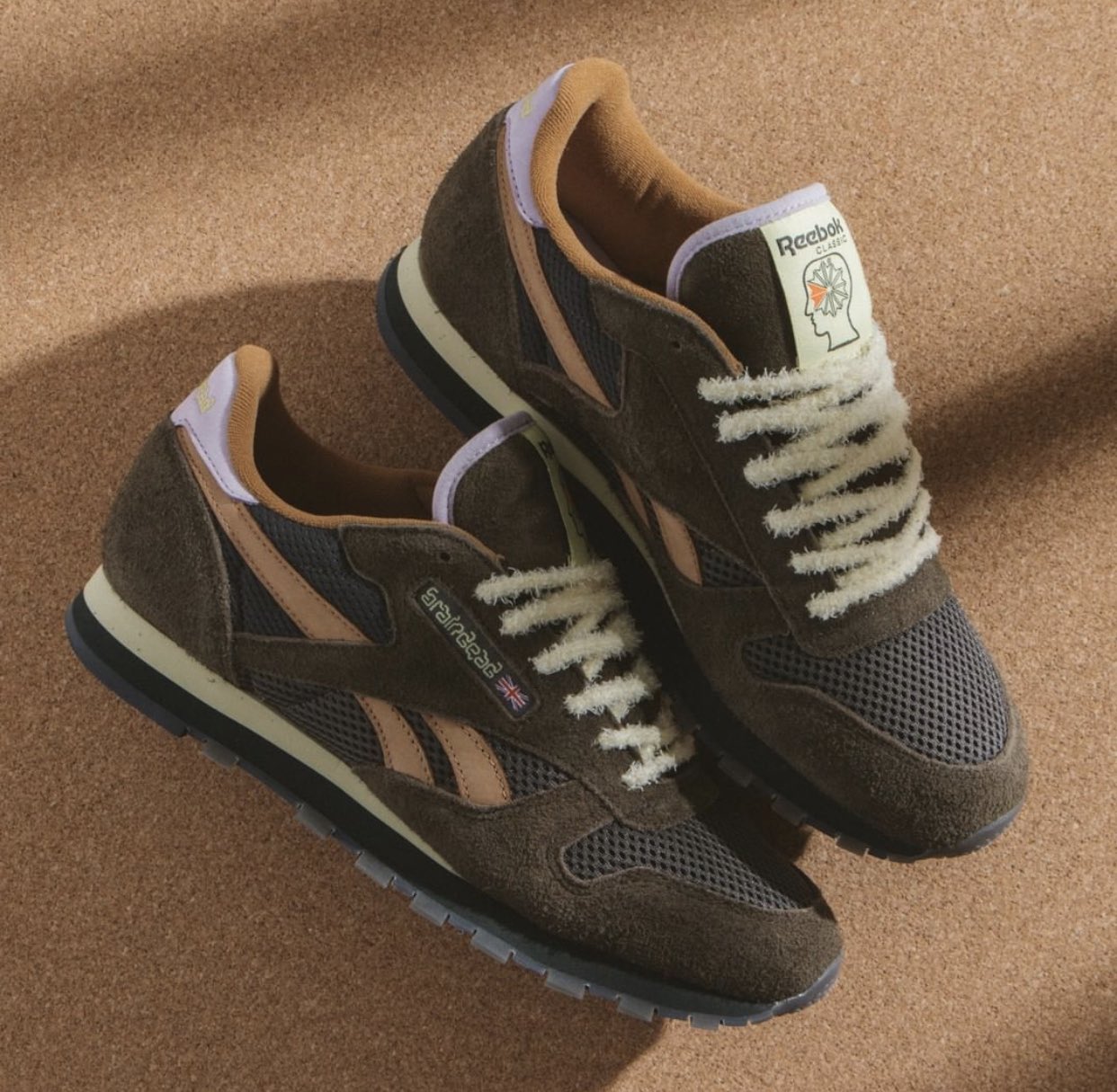 brain dead reebok classic leather