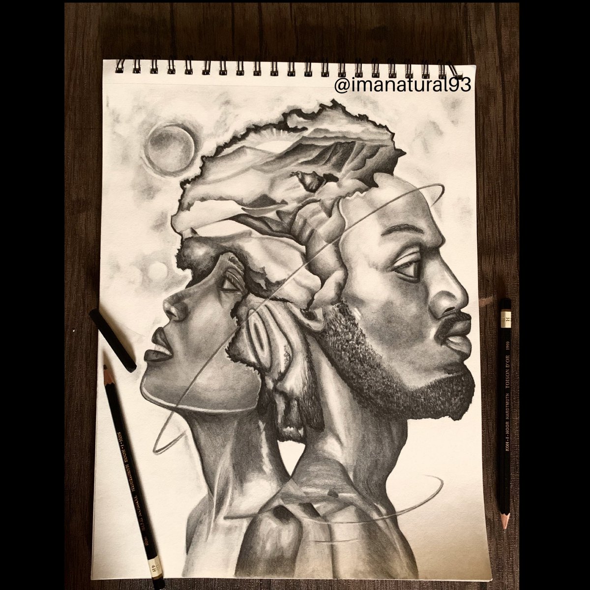 Change4rmwithin's tweet image. New Artwork Completed and Available!
Follow my IG: @imanatural_artist

#BlackArtist #blackart #SupportBlackBusinesses