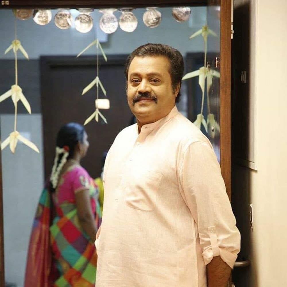 NivinOfficial's tweet photo. Happy birthday Sureshetta! 😊 

#HappyBirthdaySureshGopi https://t.co/wKaZRbBjjm