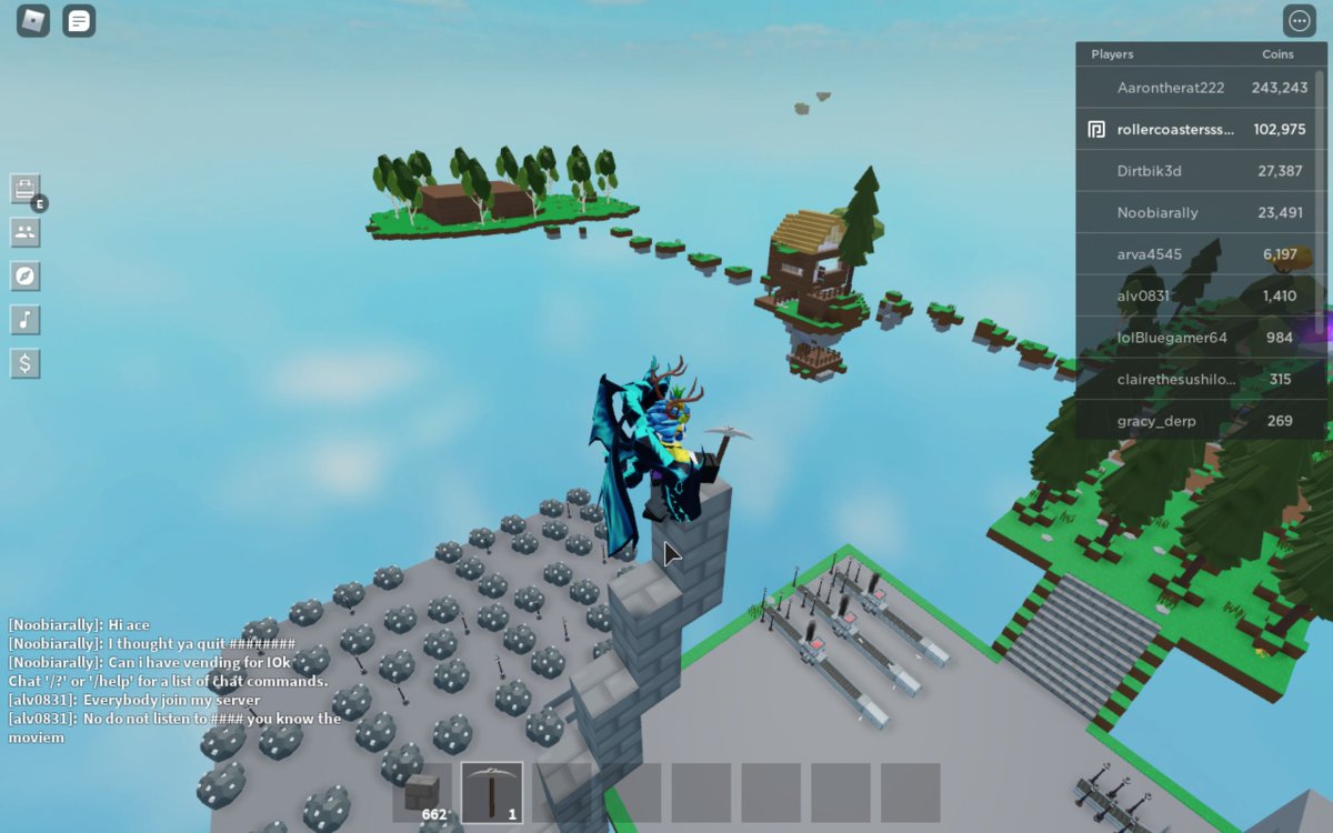OgrePlayz's tweet photo. @playskyblox i've been playing since a few days after the grapes were added, idk what update that was i just know that grapes were new. ummmmmm so this is my island, ik its not luxury but I rlly like it and it has everything i need! https://t.co/v5ydfph4Z7