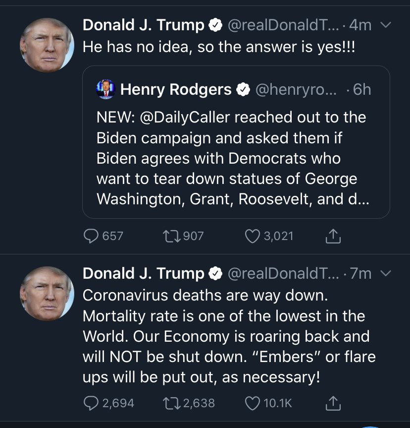 ShutUpTrump2020's tweet photo. It blows my mind that Trump has nothing better to do than tweet all day. Like shut up and do real work. https://t.co/FKx4zWlsHV