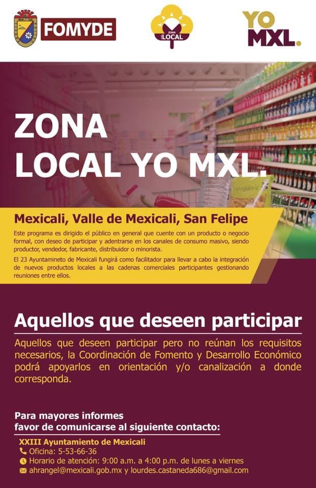 MexicaliT's tweet photo. Programa para productores de Mexicali, Valle y San Felipe #YoConsumoLocal
Para más información llamar a 553-66-36 o asistir a las oficinas de Coordinación de Fomento y Desarrollo Económico en palacio municipal. https://t.co/H1SHMo1w6h
