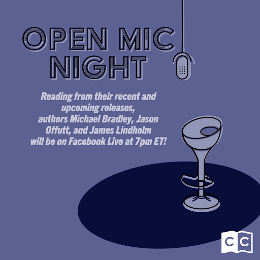 withpenandpaper's tweet photo. Like thrillers? Sci-fi? Action? Join us tomorrow, 6/26, at 7pm ET on facebook @CamCatBooks for our open mic event with authors Michael Bradley, Jason Offutt and James Lindholm
#openmic #reading #readers #writerslife #authorlife #writerscommunity #WithPenAndPaperEditorial https://t.co/xuRDk82j3T